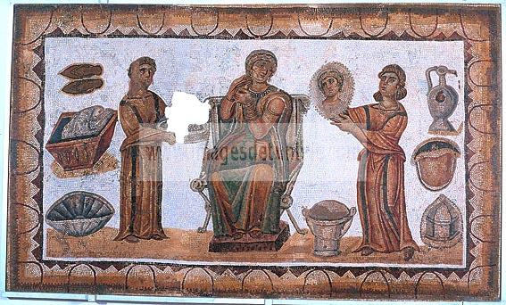 carthage;romain;musee;mosaique;antiquit