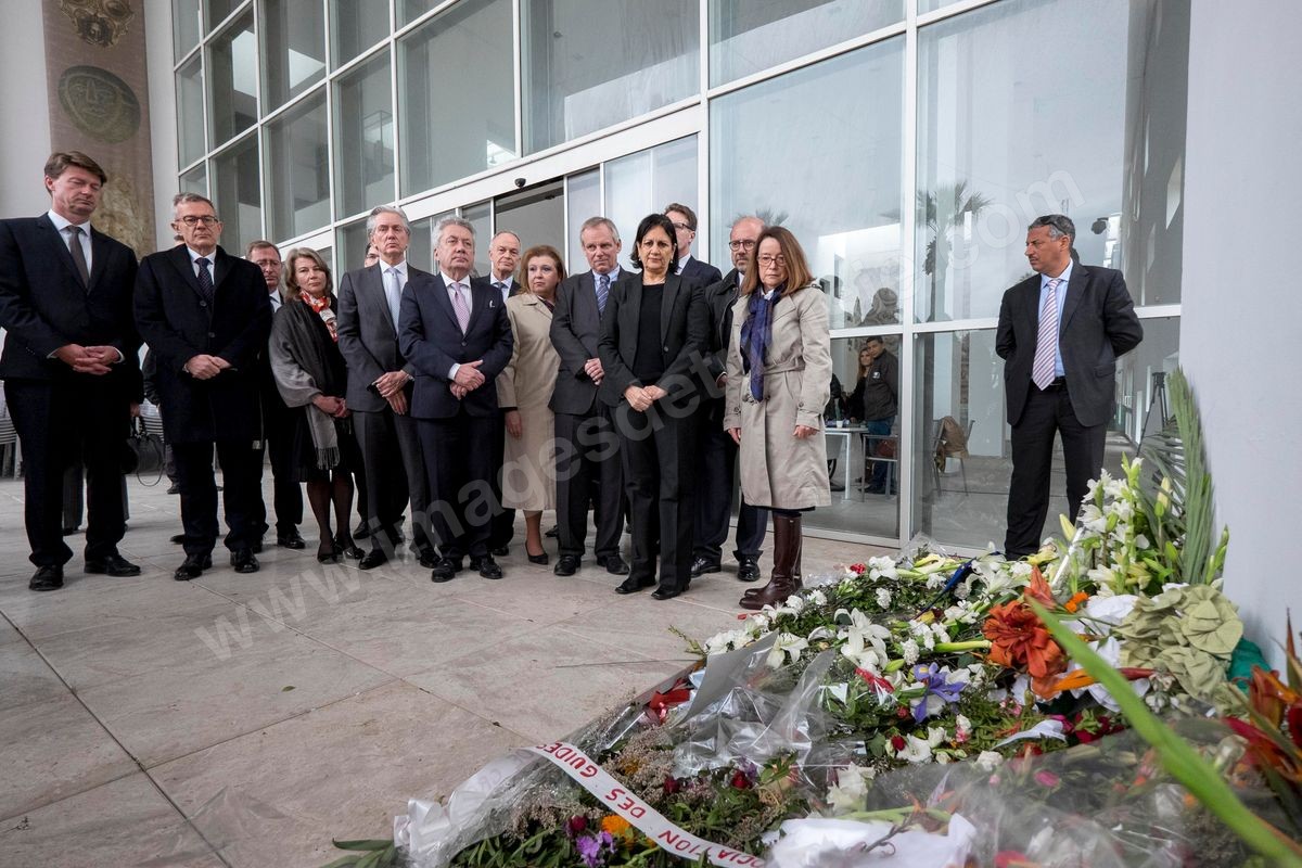 M31-200 visite ambassadeurs UE au musée du Bardo 26032015