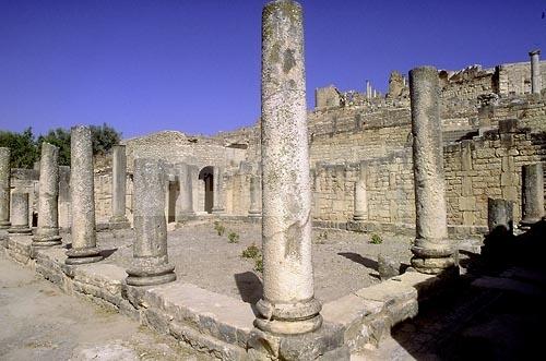 architecture antique;antiquite;romain;dougga;villa