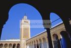Mosqu�e;architecture;musulmane;Jam�a;el;Zitouna;Minaret;cour;colonne;Tunis;Medina;