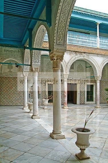 architecture;musulmane;ATP;medina;Muse;Palais;patio;tunis;