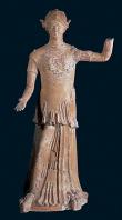 antiquite;nabeul;statue;statuette;thinissut;terre-cuite;sanctuaire;romain