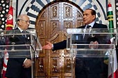 Visite de Silvio Berlusconi