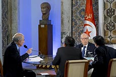 Itw Essebsi / Europe1