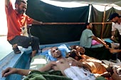 Transfert des blessés libyens